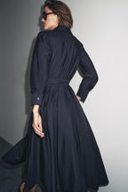POPLIN SHIRT DRESS.