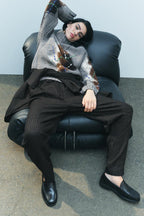 DIAMOND KNIT SWEATER.