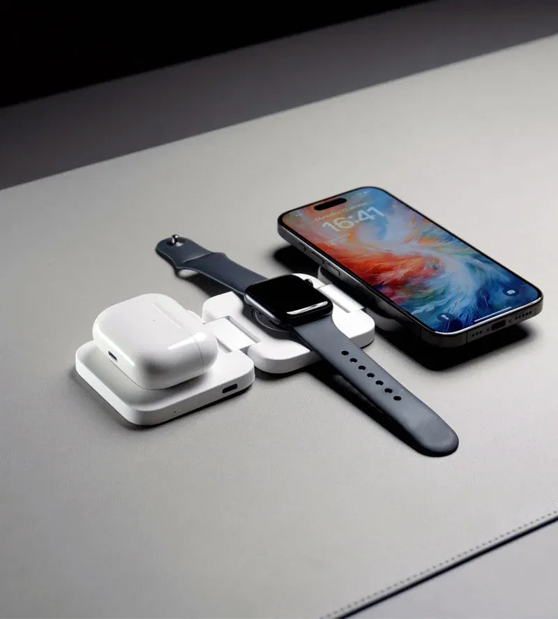 3-in-1 MagSafe Foldable Ultra Compact Charging Station - S55