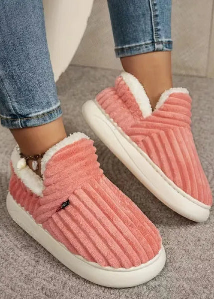 Women’s Cozy Fleece Slippers | Warm Indoor Outdoor House Shoes