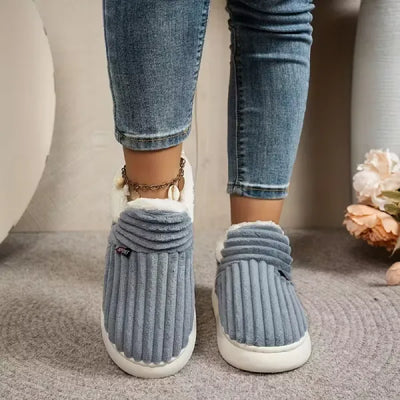 Women’s Cozy Fleece Slippers | Warm Indoor Outdoor House Shoes