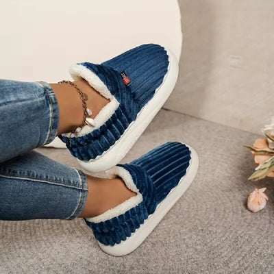 Women’s Cozy Fleece Slippers | Warm Indoor Outdoor House Shoes