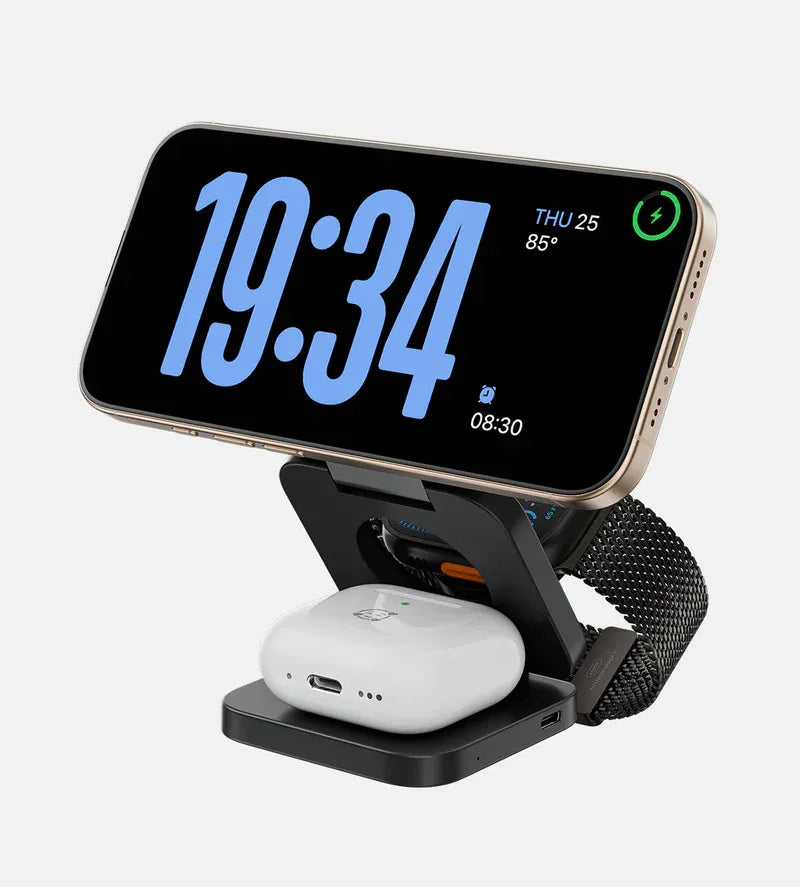 3-in-1 MagSafe Foldable Ultra Compact Charging Station - S55