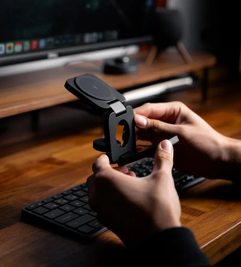 3-in-1 MagSafe Foldable Ultra Compact Charging Station - S55