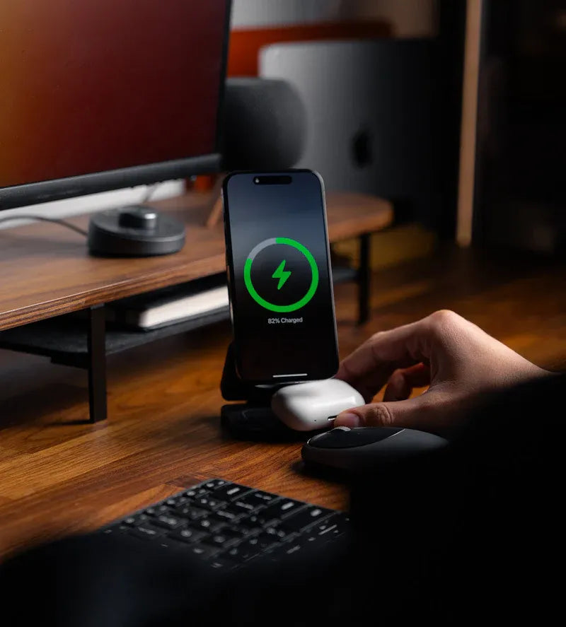 3-in-1 MagSafe Foldable Ultra Compact Charging Station - S55