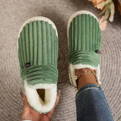 Women’s Cozy Fleece Slippers | Warm Indoor Outdoor House Shoes